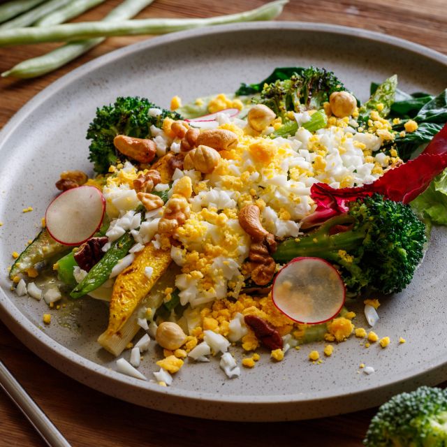 Grilled Vegetabels / Zucchini / Mimosa Flavor / Basil Aioli