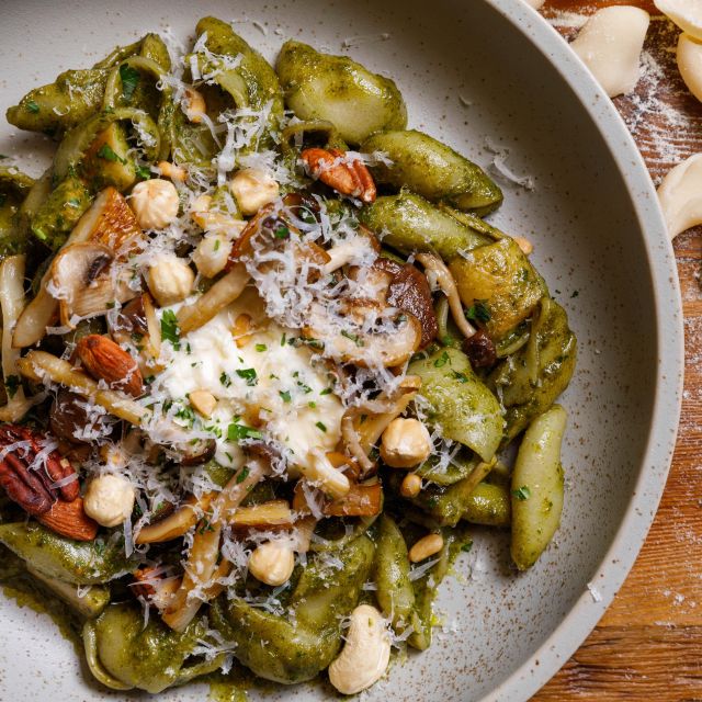 羅勒鮮菇貓耳朵麵